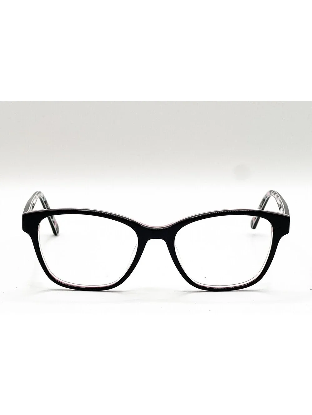 Bebe BB5184 001 Jet Black Rectangle Authentic Eyeglass Frames 53-17-140